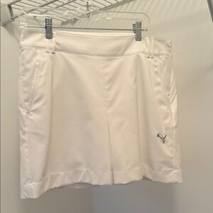 Puma Classic White Golf Skirt